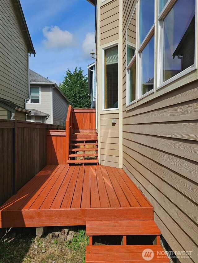 741 G St SW, Tumwater, WA 98512 - view of wooden deck