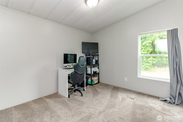 3010 248th Street Ct E, Spanaway, WA 98387 - carpeted office featuring lofted ceiling