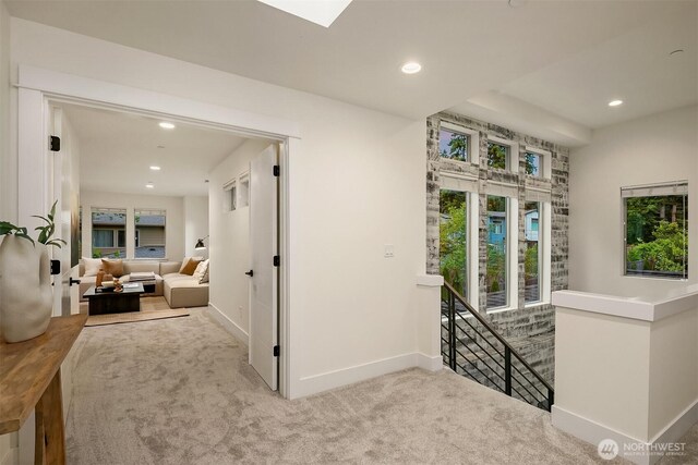 10637 128th Ave NE, Kirkland, WA 98033 - entrance foyer with recessed lighting and carpet floors