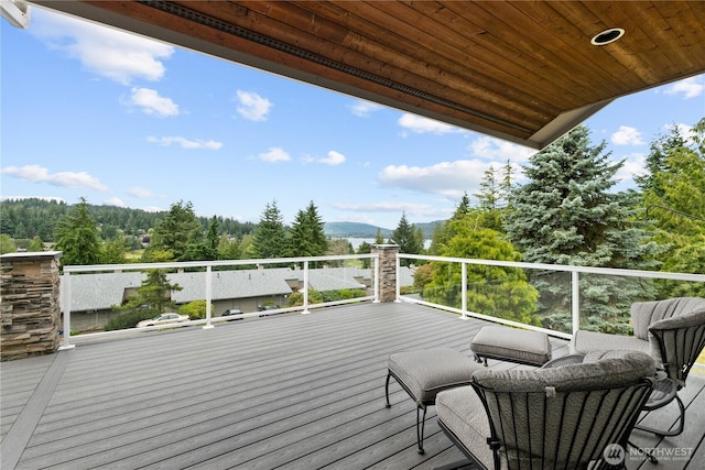 60 Marigold Dr, Bellingham, WA 98229 - wooden terrace with a mountain view