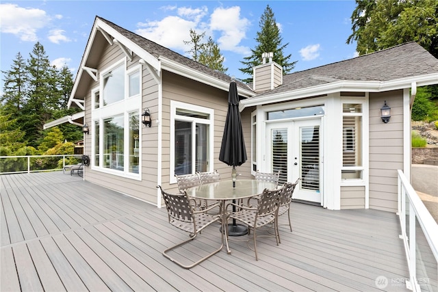 60 Marigold Dr, Bellingham, WA 98229 - wooden deck featuring outdoor dining area