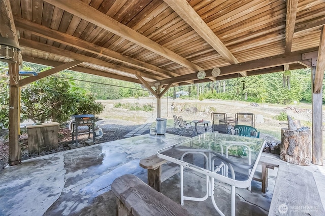107 Peters Crk, Randle, WA 98377 - view of patio / terrace with outdoor dining area and grilling area