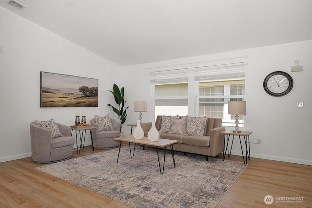 24027 222nd Pl SE Unit 88, Maple Valley, WA 98038 - living room with wood finished floors and lofted ceiling