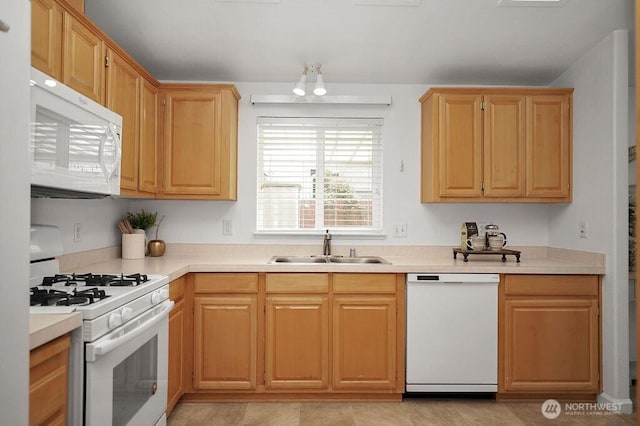 24027 222nd Pl SE Unit 88, Maple Valley, WA 98038 - kitchen with white appliances and light countertops