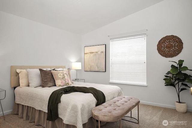 24027 222nd Pl SE Unit 88, Maple Valley, WA 98038 - carpeted bedroom with lofted ceiling and baseboards