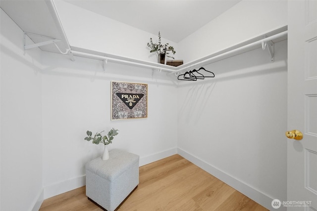 4658 N Defiance St, Tacoma, WA 98407 - spacious closet featuring light wood-style floors
