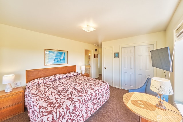 210 26th St NW Unit 201/2, Long Beach, WA 98631 - bedroom with carpet and a closet