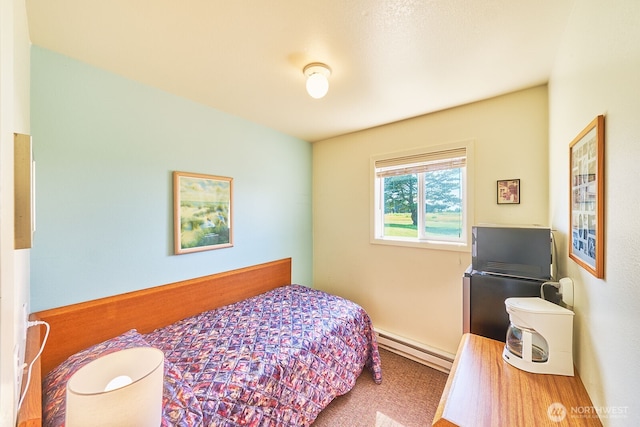 210 26th St NW Unit 201/2, Long Beach, WA 98631 - bedroom with a baseboard radiator