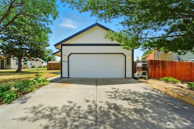 1950 K St, Walla Walla, WA 99362 - garage featuring concrete driveway
