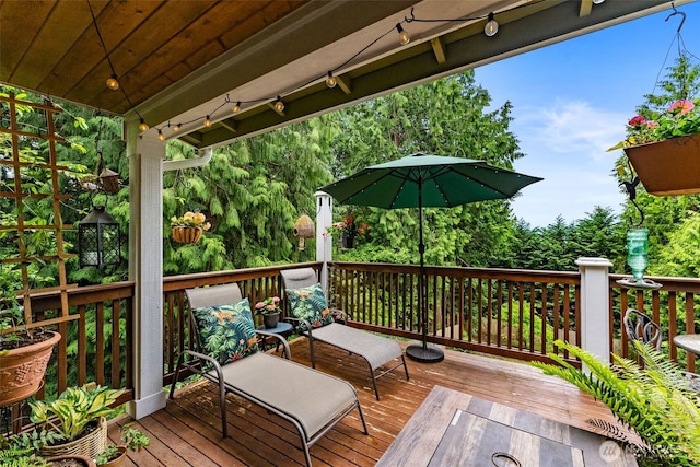 34059 Bridge View Dr NE, Kingston, WA 98346 - view of wooden deck