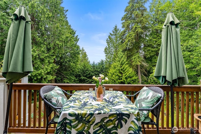 34059 Bridge View Dr NE, Kingston, WA 98346 - view of wooden terrace