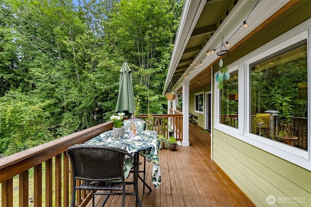34059 Bridge View Dr NE, Kingston, WA 98346 - view of wooden terrace