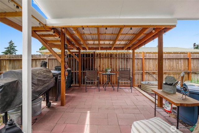 407 Offut Dr, Moses Lake, WA 98837 - view of patio with grilling area