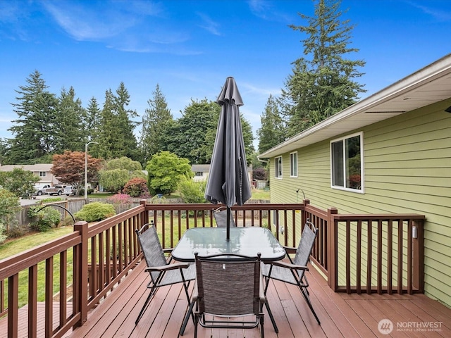2613 172nd Pl SE, Bothell, WA 98012 - wooden terrace with outdoor dining space