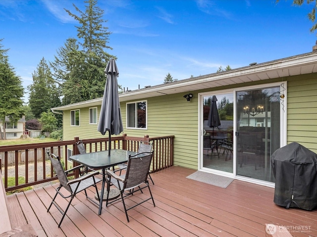 2613 172nd Pl SE, Bothell, WA 98012 - deck with outdoor dining space and area for grilling
