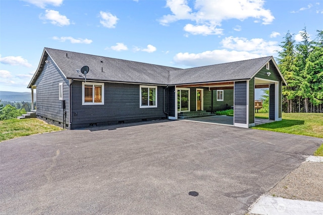 874 W State Route 4, Cathlamet, WA 98612 - back of house with a shingled roof and covered porch