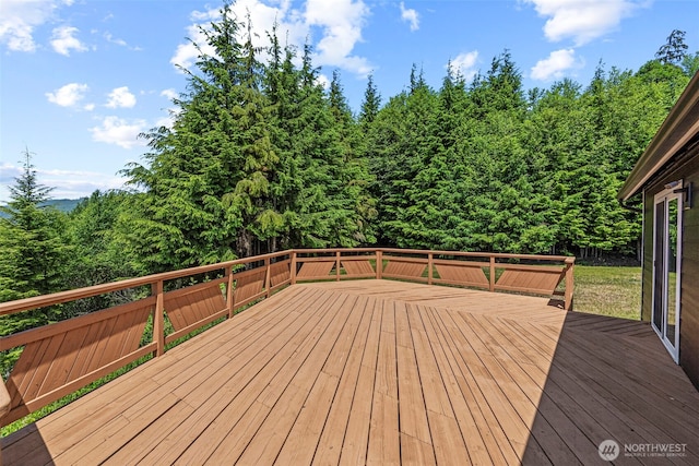 874 W State Route 4, Cathlamet, WA 98612 - view of wooden terrace