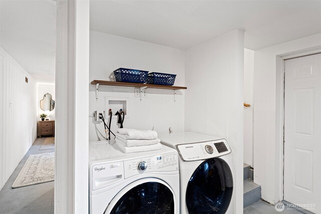 12629 SE 169th St, Renton, WA 98058 - washroom featuring washer and dryer