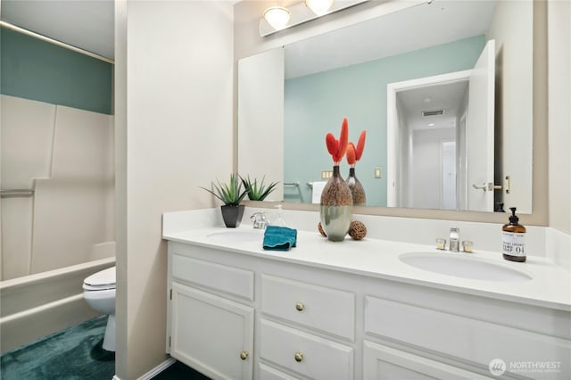 2838 170th Ave SE, Bellevue, WA 98008 - bathroom featuring double vanity and toilet