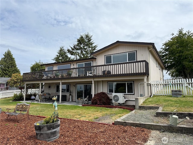 440 W Nelson Rd, Sequim, WA 98382 - back of property featuring a patio and a wooden deck