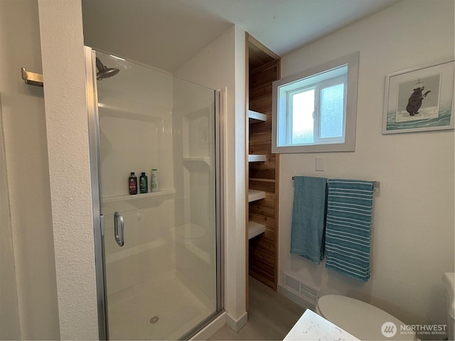 440 W Nelson Rd, Sequim, WA 98382 - full bathroom featuring a shower stall and toilet