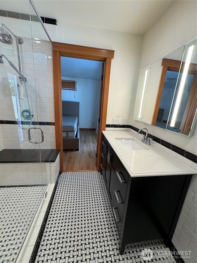 8329 20th St SE, Lake Stevens, WA 98258 - full bath with vanity and a shower stall