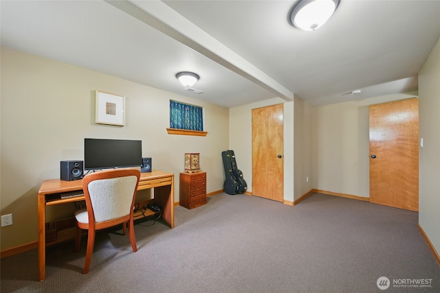 634 University St, Walla Walla, WA 99362 - carpeted office space with baseboards