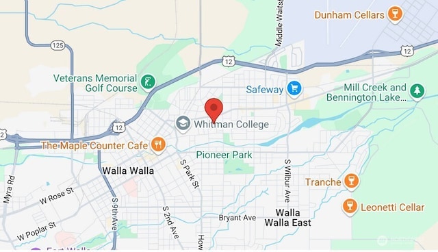 634 University St, Walla Walla, WA 99362 - map of property location
