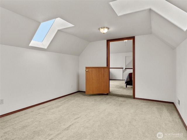 2519 Carpenter Rd, Lacey, WA 98503 - additional living space with a skylight, carpet, and lofted ceiling