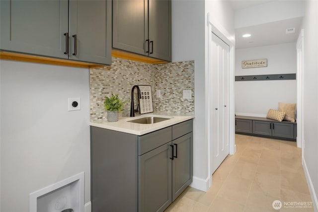 81 Plateau Loop, Cle Elum, WA 98922 - laundry area with cabinet space, electric dryer hookup, and recessed lighting