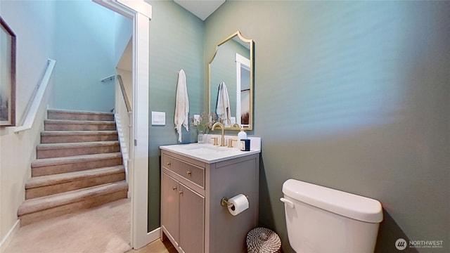 5845 Waverly Rd SW, Port Orchard, WA 98367 - half bathroom with toilet and vanity