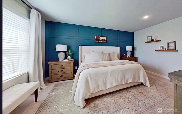 5845 Waverly Rd SW, Port Orchard, WA 98367 - bedroom featuring a decorative wall and baseboards