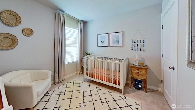 5845 Waverly Rd SW, Port Orchard, WA 98367 - bedroom with light carpet and a crib