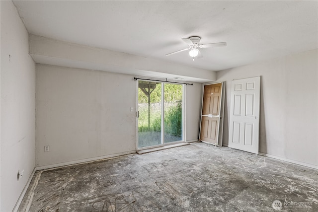 16411 156th St SE, Monroe, WA 98272 - empty room with ceiling fan