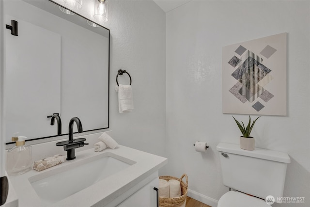 7040 SE Truman St, Port Orchard, WA 98366 - half bath with vanity and wood finished floors