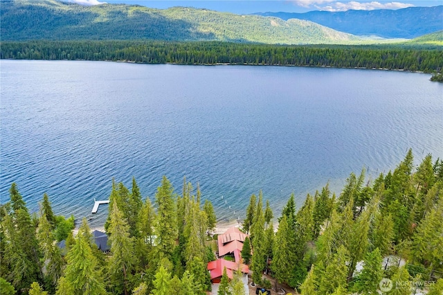 15320 Cedar Brae, Leavenworth, WA 98826 - water view with mountains