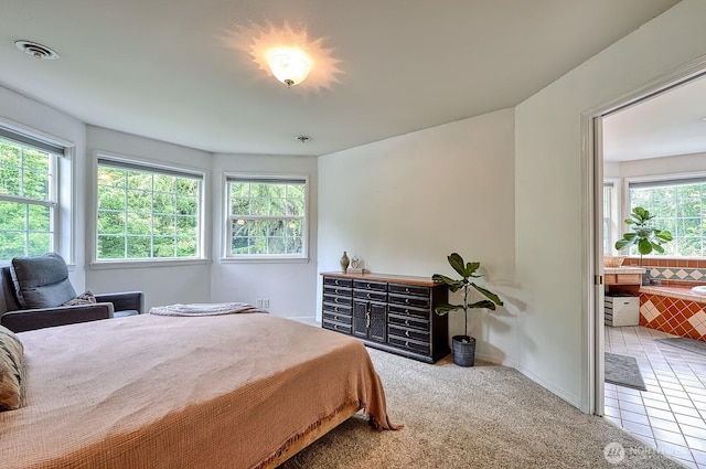 5679 W 31st Crst, Ferndale, WA 98248 - tiled bedroom with carpet and baseboards