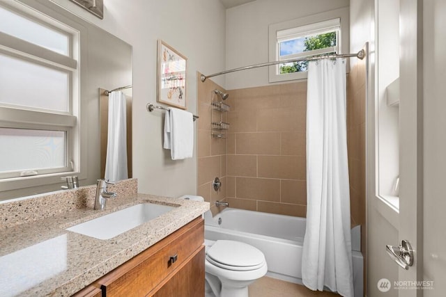 7747 Sand Point Way NE Unit A, Seattle, WA 98115 - bathroom featuring shower / bath combination with curtain and vanity