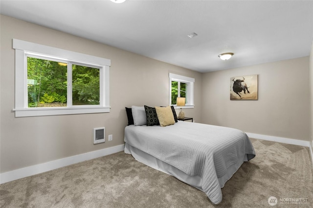 12712 232nd Ave E, Buckley, WA 98321 - carpeted bedroom featuring baseboards and heating unit