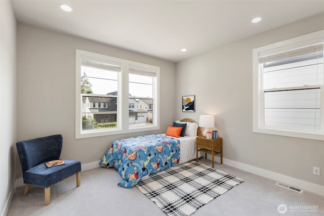 8784 NE Winslow Grove Ct, Bainbridge Island, WA 98110 - bedroom with carpet floors and recessed lighting