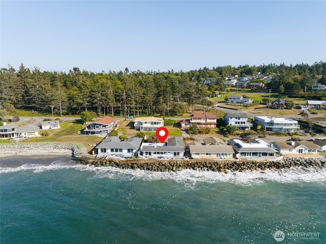 1523 N Whitecap Ln, Oak Harbor, WA 98277 - aerial perspective of suburban area with a nearby body of water