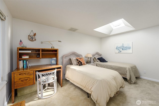 1523 N Whitecap Ln, Oak Harbor, WA 98277 - bedroom with a skylight and carpet floors