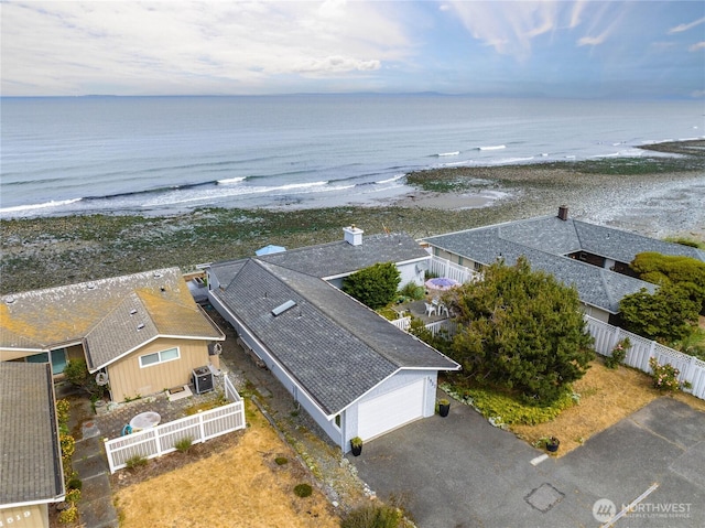 1523 N Whitecap Ln, Oak Harbor, WA 98277 - view from above of property featuring expansive beach