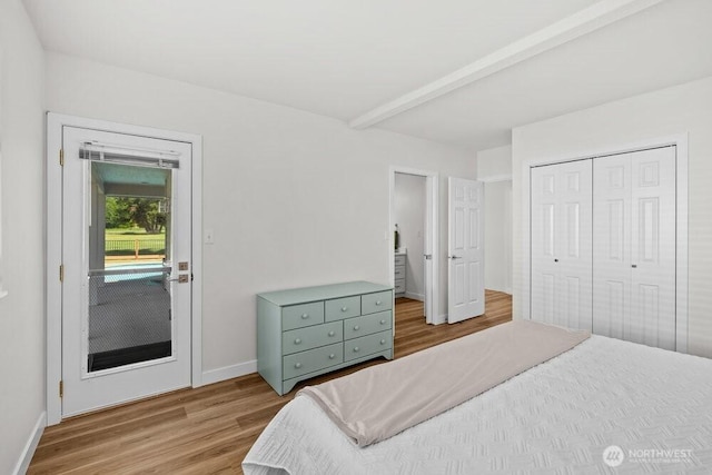 491 Pebble Beach Dr, Cle Elum, WA 98922 - bedroom with wood finished floors and a closet