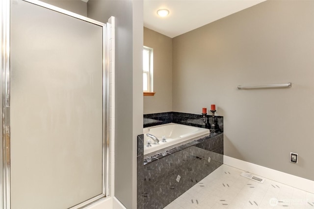5117 77th St E, Tacoma, WA 98443 - bathroom with a shower stall and a garden tub