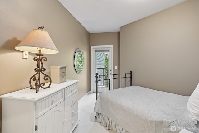 15000 Juanita Dr NE Unit 309, Kenmore, WA 98028 - bedroom with light carpet and access to exterior