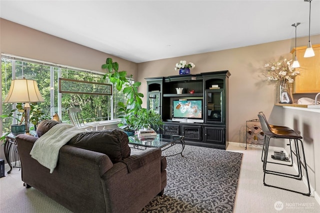 15000 Juanita Dr NE Unit 309, Kenmore, WA 98028 - living area with carpet and baseboards