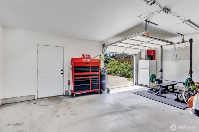 804 Electron Way, Fircrest, WA 98466 - garage with freestanding refrigerator