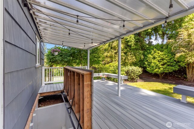 804 Electron Way, Fircrest, WA 98466 - view of wooden terrace