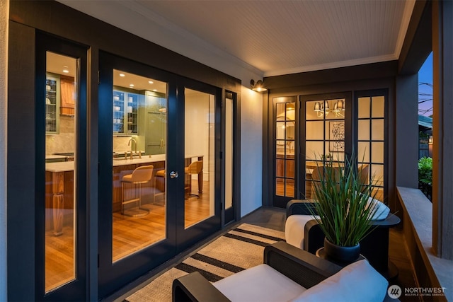 740 22nd Ave E, Seattle, WA 98112 - entrance to property with french doors